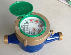 multi-jet wet dial water meter