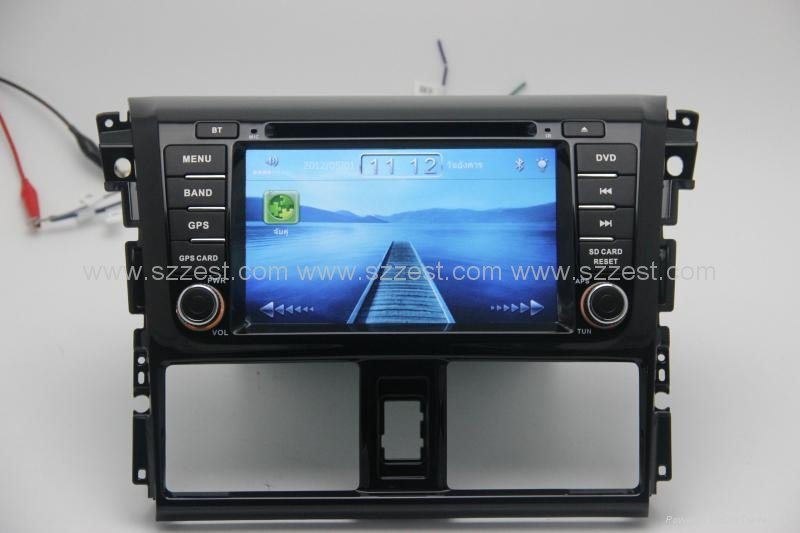 ZESTECH car dvd for toyota yaris 2014 dvd gps navigation radio Bluetooth ipod tv 3