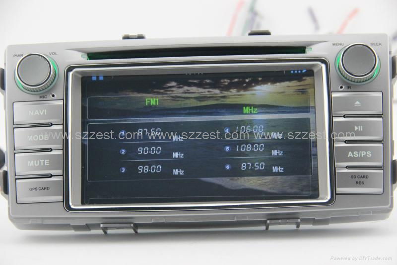 ZESTECH car dvd for toyota hilux dvd gps navigation radio Bluetooth ipod tv RDS 4