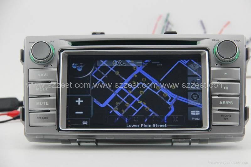 ZESTECH car dvd for toyota hilux dvd gps navigation radio Bluetooth ipod tv RDS 3