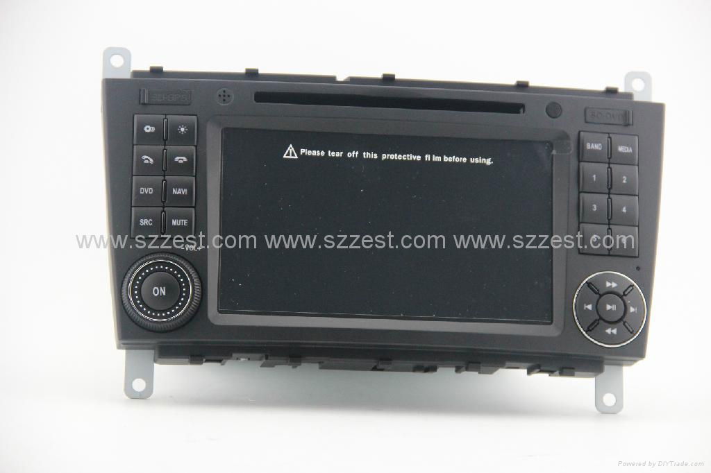 ZESTECH car dvd for benz C class w203 dvd gps navigation radio Bluetooth ipod 2