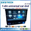 ZESTECH 1 din universal car dvd gps navigation with radio Bluetooth ipod tv RDS 2