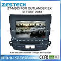 ZESTECH car dvd for Mitsubishi OUTLANDER dvd gps navigation radio Bluetooth 1