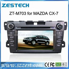 ZESTECH car dvd for MAZDA CX-7 dvd gps navigation radio Bluetooth IPOD