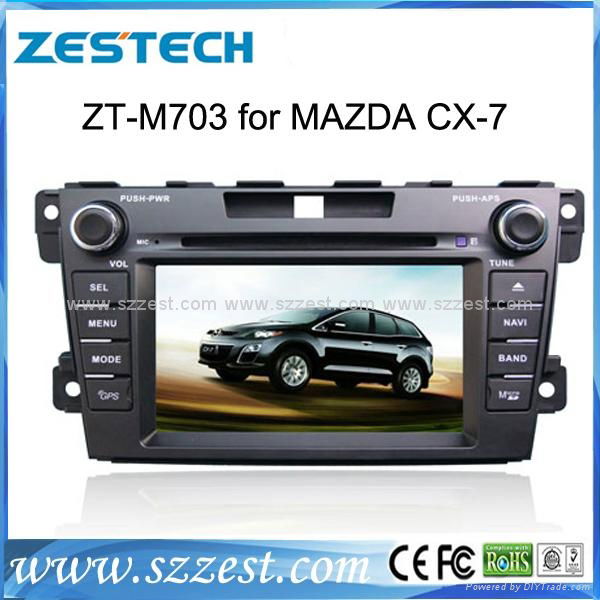 ZESTECH car dvd for MAZDA CX-7 dvd gps navigation radio Bluetooth IPOD 