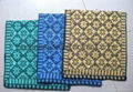 dark colour jacquard face towel blue towels  1