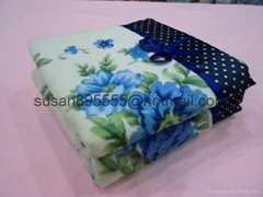 printed flower face hand towel cheap