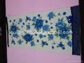 printed flower face hand towel cheap from China 3