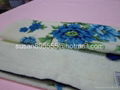 printed flower face hand towel cheap from China 5