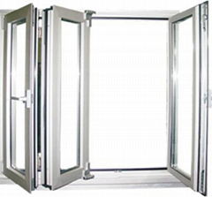 HT55 aluminium folding series doors