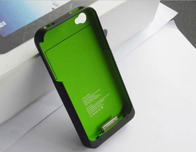 1900mA External universal portable power bank case For Iphone 4 4S 2