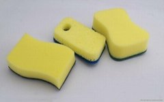 Cleaning scouring pad sponge