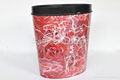 Marble Effect Film of Cylinder Plastic Trash Cans 2