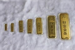 2014 gold strip, pure gold, pure silver