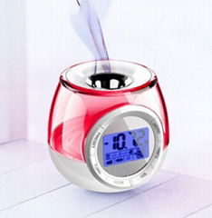 Aroma Clock with Colors-changing light