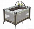 Toddler bassinet crib nap  Pack 'N Play  Play yard with Bassinet travel playpen 4