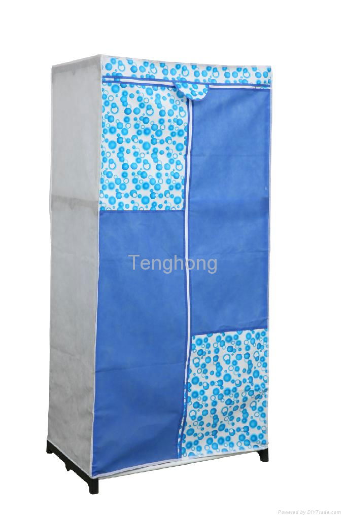 Hot Sell Folding Fabric Clothes Wardrobe (TH2698)