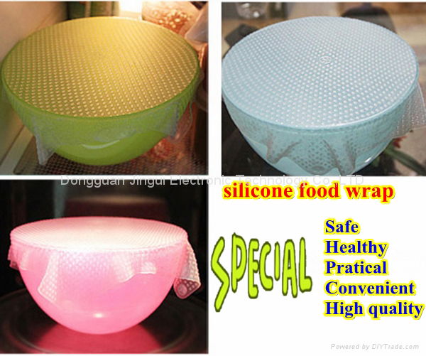 Fresh Keeping Strech silicone wrap 5