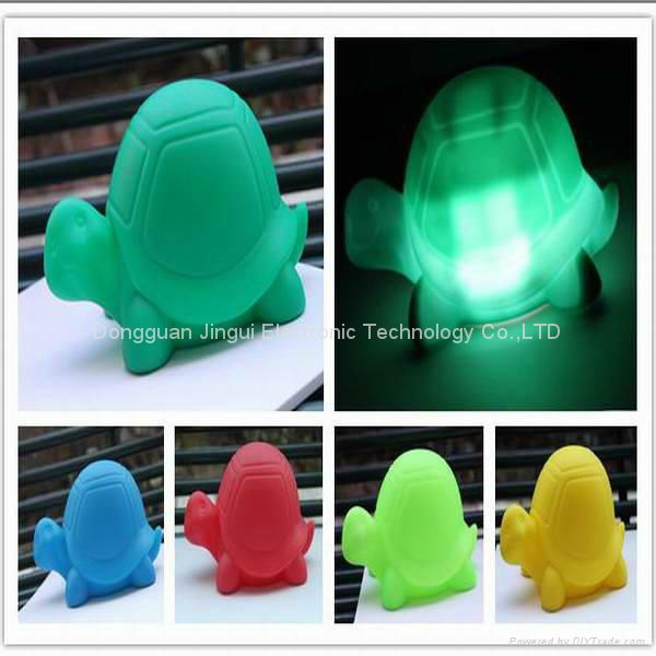 Animal shape fancy led turtle night light