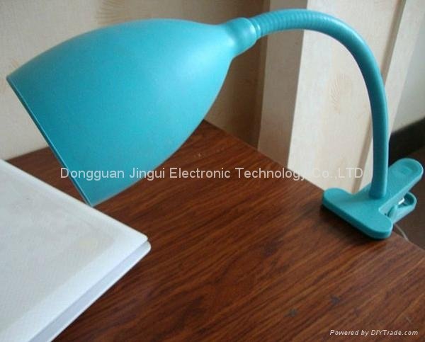 New dedign flexible neck silicone electric reading table lamp  2