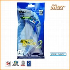 Two Blade Razor  Classical Design Handle With Low Price