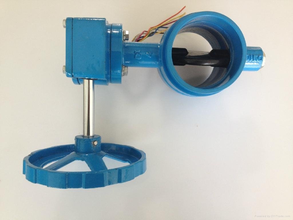 Grooved butterfly valve 3