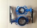 ductile iron wafer butterfly valve EPDM