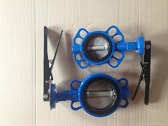 ductile iron wafer butterfly valve EPDM seat,