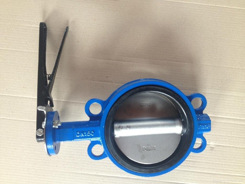 ductile iron wafer butterfly valve EPDM seat, 3