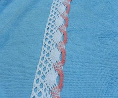 Colored cotton lace