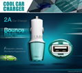 5V 2000ma USB Phone Car Charger for iPhone 5s 2