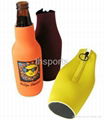 SBR neoprene beer bottle koozie