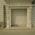 stone fireplace