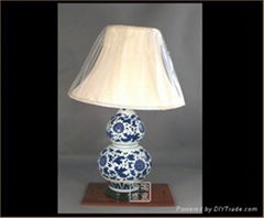 Wholesale Blue and White Ceramic Lamp