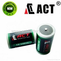 ER34615 19Ah 3.6V d size lithium cell battery for water meter,gas meter