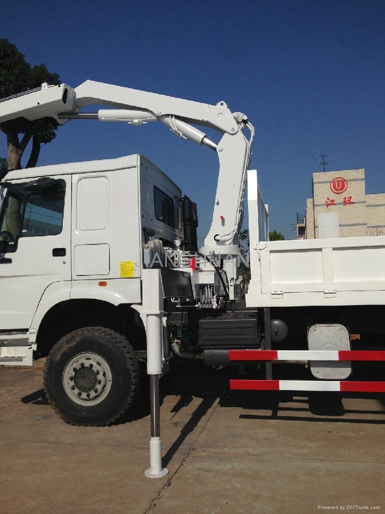 knuckle boom Truck mounted crane for sale  2