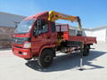 Foton truck mounted with 7ton crane 1