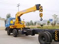 hot selling 12 ton truck with lifting crane 