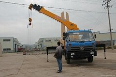 14ton cargo truck mounted lifting crane with remote control