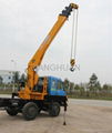 14ton cargo truck mounted lifting crane with remote control 2