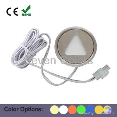 Colorful LED Floor Mounted Light Outdoor Deck/Step Light 3
