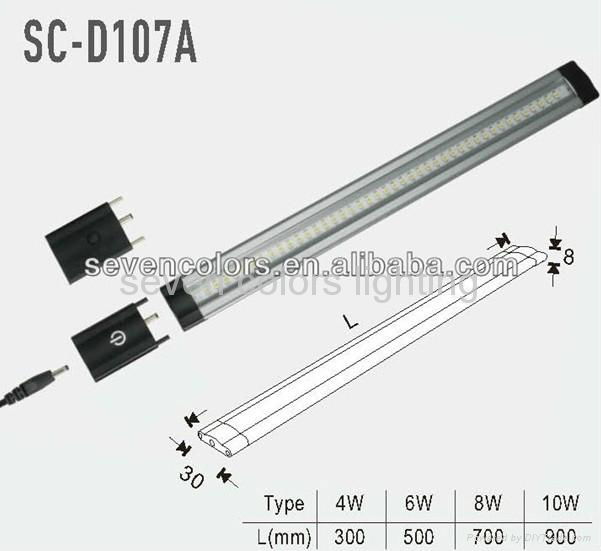 12V LED Light Strip Aluminum Profile Cabinet Bar with Dimmer Switch 2