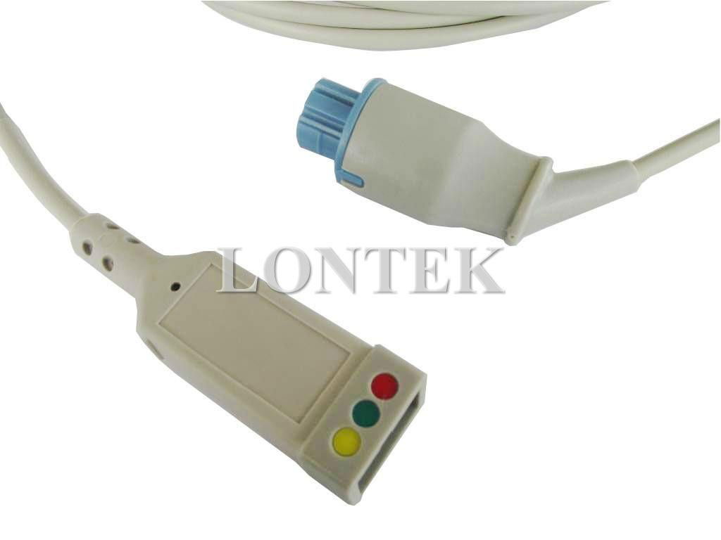 Datex-Ohmeda 3 Lead trunk ecg cable  2