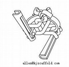 right angle wedge clamp-scaffold