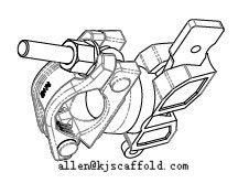 swivel adatper clamp-scaffold