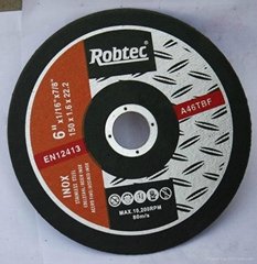 Extra thin cutting wheel for stainless steel