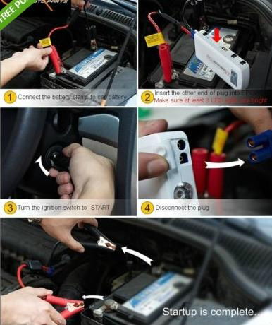 Auto EPS jump starter for 12V car 3