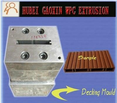Cheap WPC Solid Decking Mould Made in China