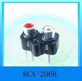 rca pin jack male RCA-206H-E