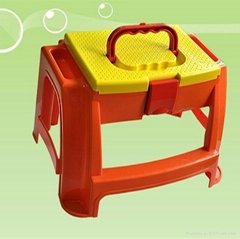plastic storage stool size H23 made in china